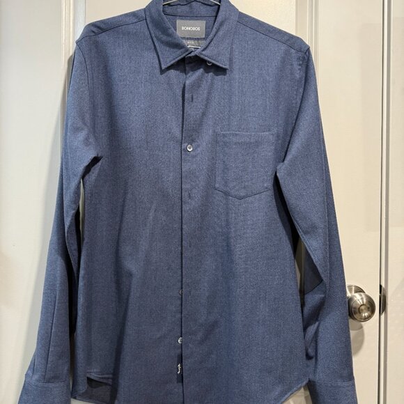 Bonobos Wool Dress shirt with elbow patches - Picture 6 of 6